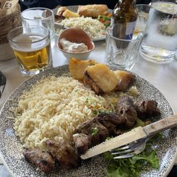 Lamb souvlaki