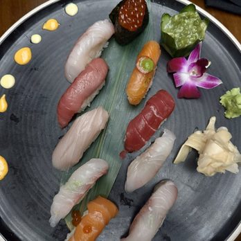 Hestia Rooftop - Nigiri platter 10pc - Asian Fusion Near Me - Charlotte, North Carolina