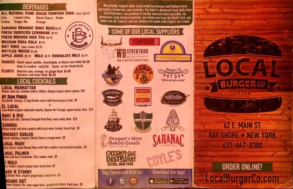 Menu photo 7 Local Burger Bay Shore, NY