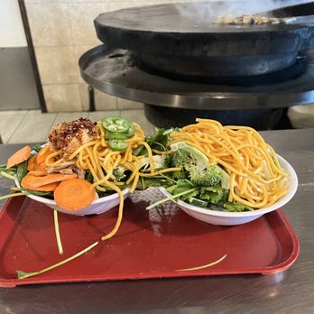Golden Palace Mongolian BBQ - My toss up...getting hungry waiting - Mongolian Near Me - Pasadena, California