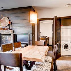 Lumin by Snowmass Mountain Lodging - Hayden Lodge dining table