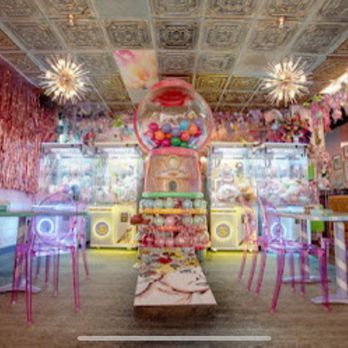 Ruby Lou’s - Main Dining room with corn hole, candy land and chutes and ladder's built in table games, claw machines, etc. - Eatertainment Near Me - Walnut Creek, California Ruby Lou’s - Main Dining room with corn hole, candy land and chutes and ladder's built in table games, claw machines, etc. - Eatertainment Near Me - Walnut Creek, California