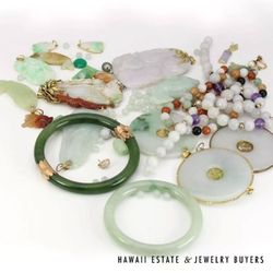 Hawaii Estate & Jewelry Buyers - We buy jade! Got a drawer full of jewelry to sell? Text us a photo!