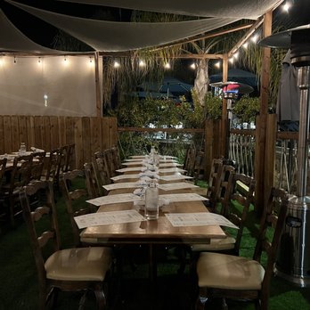 Bluewater Grill Seafood Restaurant & Market Carlsbad - This was our outdoor set up! - Seafood Near Me - Carlsbad, California