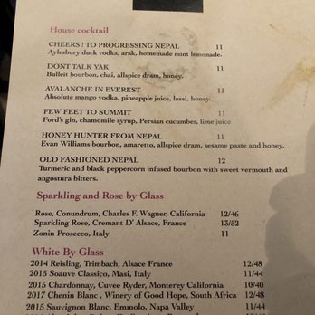 Dancing Yak - Cocktails - Himalayan/Nepalese Near Me - San Francisco, California