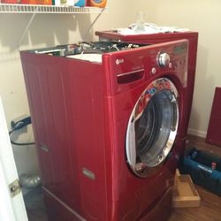 Capitan Appliance Repair - Opened this LG washer to check out the control board.
