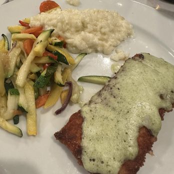 Tre Famiglia - Salmon, vegetables and risotto - Italian Near Me - Haddonfield, New Jersey