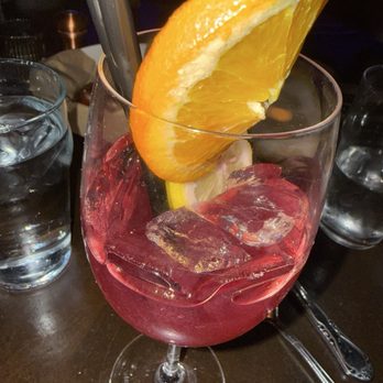Culinary Dropout - What's left of my yummy sangria - New American Near Me - Tempe, Arizona