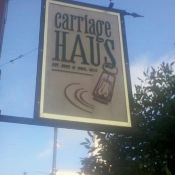 Carriage Haus - a sign for a restaurant - Dance Clubs Near Me - Davenport, Iowa Carriage Haus - a sign for a restaurant - Dance Clubs Near Me - Davenport, Iowa