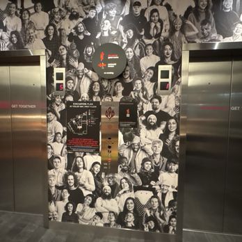 citizenM Seattle Pioneer Square - Elevators and th the one on the right go up and down - Hotels Near Me - Seattle, Washington
