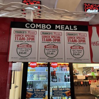 Franco's Pizza - Lunch Specials - Pizza Near Me - Lodi, California