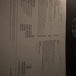 Cerdito Muerto menu Cerdito Muerto menu