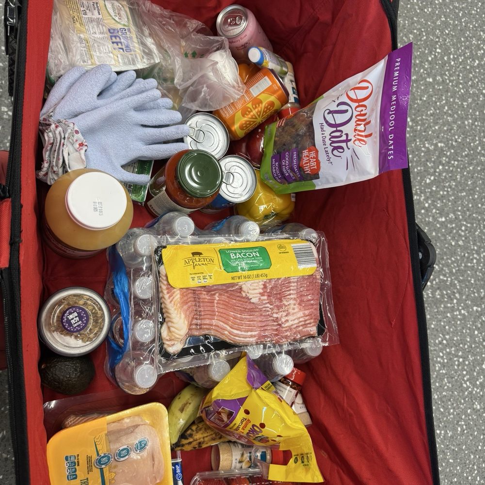 ALDI - Brought my own cart and filled with lots of goodies - Grocery Near Me - Tampa, Florida