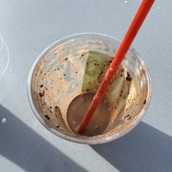 Mouses Chocolates & Coffee - Double fudge wow shake - after I got my hands on it