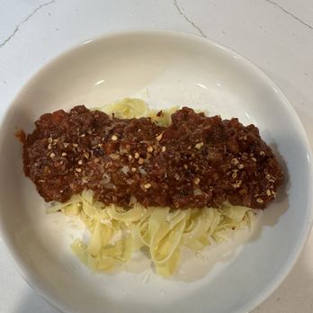 A&M Pasta Lab - Made a bolognese sauce with their fresh fettuccine - Pasta Shops Near Me - Henderson, Nevada A&M Pasta Lab - Made a bolognese sauce with their fresh fettuccine - Pasta Shops Near Me - Henderson, Nevada