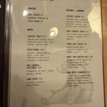 The Honey Paw - Menu - Asian Fusion Near Me - Portland, Maine The Honey Paw - Menu - Asian Fusion Near Me - Portland, Maine