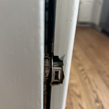 Adval Construction - Egregious visible damage to cabinet doors and exposed hardware. - General Contractors Near Me - Pacheco, California