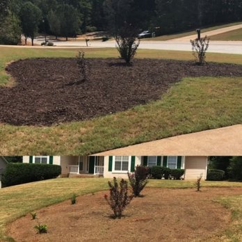 SGM Landscaping - before and after photos of a lawn - Lawn Services Near Me - Covington, Georgia SGM Landscaping - before and after photos of a lawn - Lawn Services Near Me - Covington, Georgia