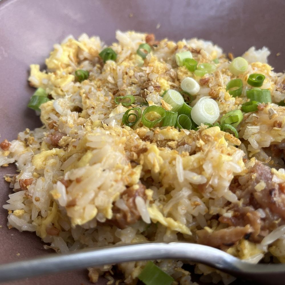Goosefeather - Fried rice cheese sausage egg dish - Cantonese Near Me - Tarrytown, New York Goosefeather - Fried rice cheese sausage egg dish - Cantonese Near Me - Tarrytown, New York