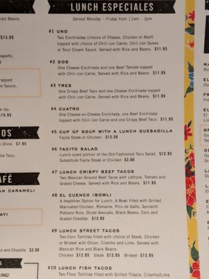 Menu photo 1 El Vecino Dallas, TX