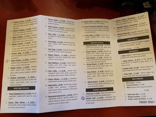 Menu photo 5 Everest Indian Cuisine Sioux Falls, SD Menu photo 5 Everest Indian Cuisine Sioux Falls, SD