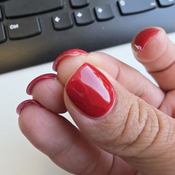 Nail Garden-Porter Ranch - Hard gel lifting 2 days after. Disappointing - Nail Salons Near Me - Porter Ranch, California