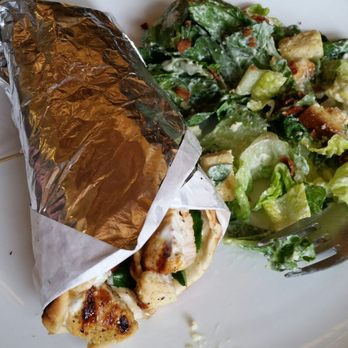 Cavo Bar and Kitchen - Chicken wrap with ceasers salad - Bars Near Me - Vancouver, British Columbia Cavo Bar and Kitchen - Chicken wrap with ceasers salad - Bars Near Me - Vancouver, British Columbia