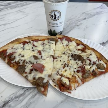 Brooklyn Pizzeria - MEAT LOVERS SLICE - Pizza Near Me - Cypress, Texas Brooklyn Pizzeria - MEAT LOVERS SLICE - Pizza Near Me - Cypress, Texas