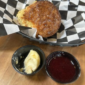 August First - Griddled maple biscuit (served with butter and jam) - Bakeries Near Me - Burlington, Vermont