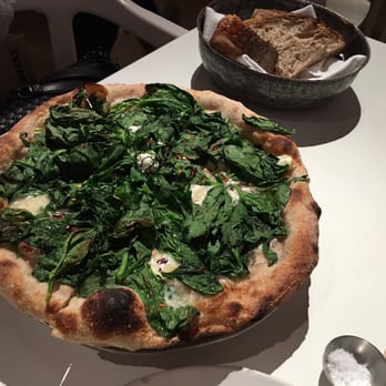 ABC Kitchen - Spinach, goat cheese and herb pizza - Good but not exceptional - Breakfast & Brunch Near Me - New York, New York ABC Kitchen - Spinach, goat cheese and herb pizza - Good but not exceptional - Breakfast & Brunch Near Me - New York, New York