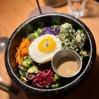Made in House - Bibimbop bow with spicy chicken - Asian Fusion Near Me - Seattle, Washington