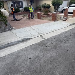 AGC Concrete - Removing driveway approach required by the city of Richmond put the sidewalk back