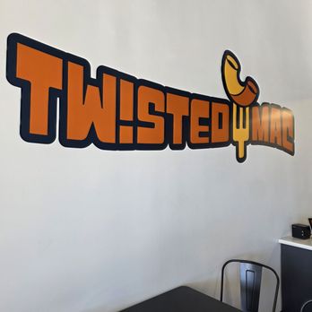 Twisted Mac - Inside logo.  So crisp.  Thanks for coming to town - New American Near Me - Carmichael, California
