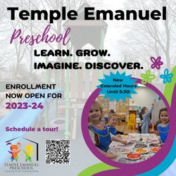 Temple Emanuel - Award-winning preschool!