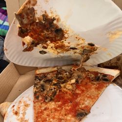 Pizzaiolo - They smushed a paper plate on my slice and all of the toppings came off.