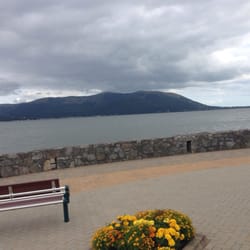 Granvue Hotel, Carlingford Lough - The view from the hotel across the bay to the mountains of Mourne