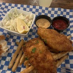 Fish and chips.