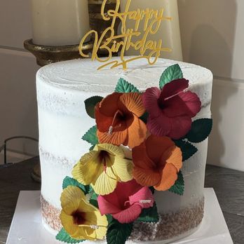 Meks Bakery - tropical inspired cake - Custom Cakes Near Me - Upland, California