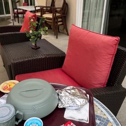 Brentwood Health Care Center - Lunch in the patio area:)