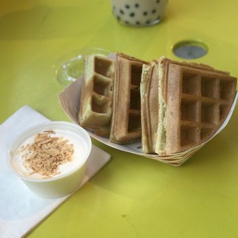 The Moo Bar - Pandan waffle - Desserts Near Me - Seattle, Washington The Moo Bar - Pandan waffle - Desserts Near Me - Seattle, Washington