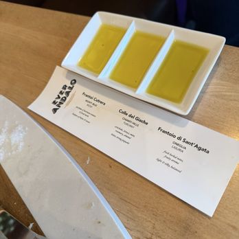Ever Andalo - Olive oil flight - Italian Near Me - Charlotte, North Carolina