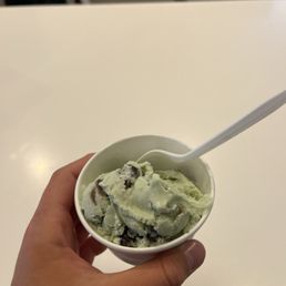 Cherry Pistachio ice cream