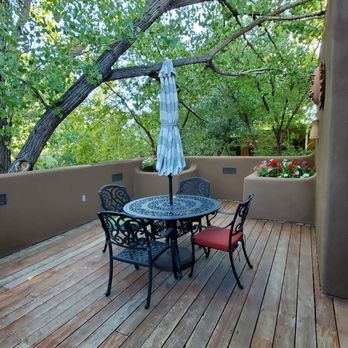 Inn On the Alameda - The sundeck attached to my room. - Hotels Near Me - Santa Fe, New Mexico