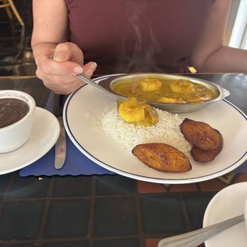 The Cuban Cafe Restaurant - Camarones ajillo was taste.. If it had twice the sauce I would have used it all.  Definite the winning dish. - Cafes Near Me - Boca Raton, Florida