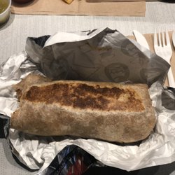 BarBurrito - Woodstock - my yummy pork burrito loaded with pork, refried beans, onions, guacamole and fresh jalapenos