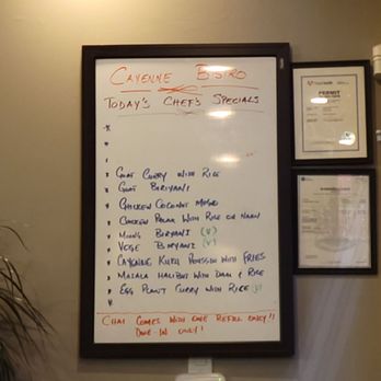 Cayenne Bistro & Grill - Today's special - Indian Near Me - Burnaby, British Columbia Cayenne Bistro & Grill - Today's special - Indian Near Me - Burnaby, British Columbia
