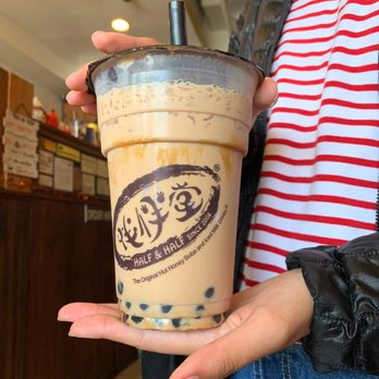 Half & Half Tea Express - Hokkaido milk tea w/boba and taro pudding - Juice Bars & Smoothies Near Me - Monterey Park, California Half & Half Tea Express - Hokkaido milk tea w/boba and taro pudding - Juice Bars & Smoothies Near Me - Monterey Park, California