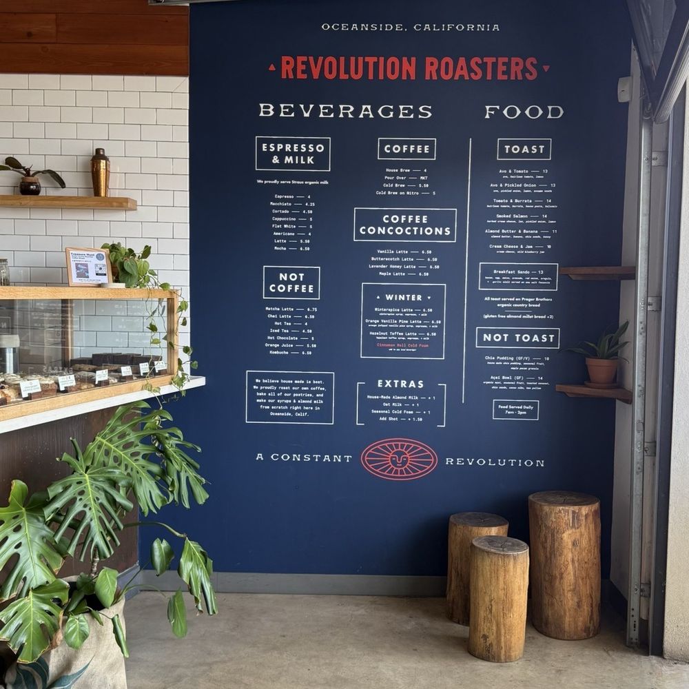 Revolution Roasters - Coffee & Tea Near Me - Oceanside, California Revolution Roasters - Coffee & Tea Near Me - Oceanside, California
