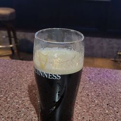 Clancy's Pub - Non cascading, petroleum tasting Guinness in a can. This can must have sat in their storage for years. DISGUSTING!