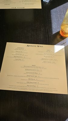 Menu photo 3 Arroyo Vino Santa Fe, NM Menu photo 3 Arroyo Vino Santa Fe, NM